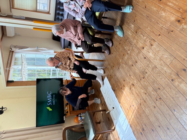 足を使ったレクリエーション